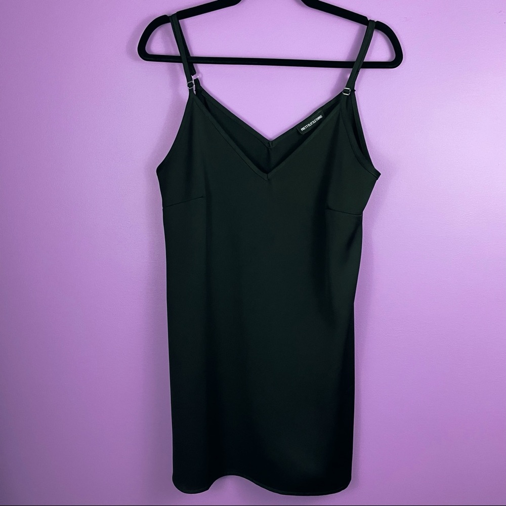 prettylittlething slip dress